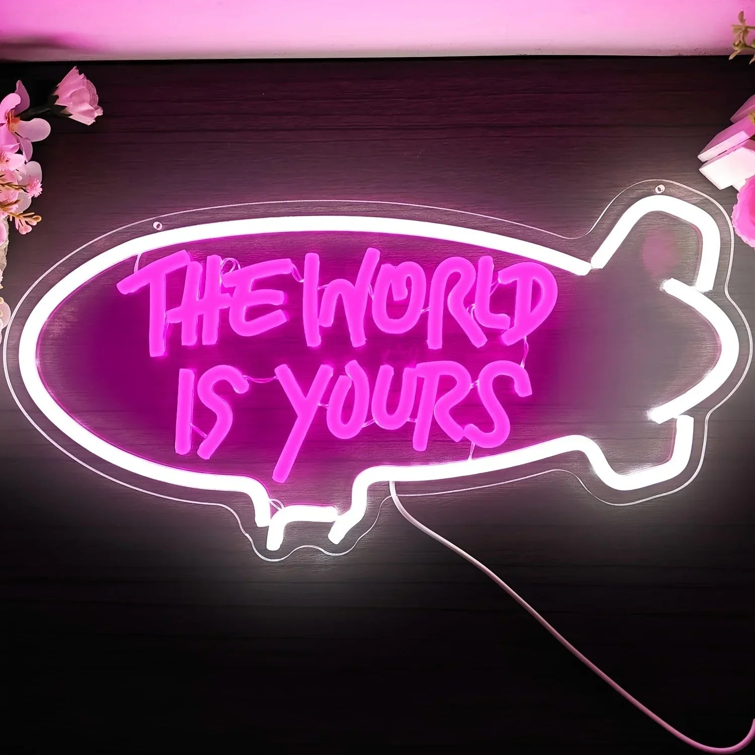 The World is Yours Neon Sign