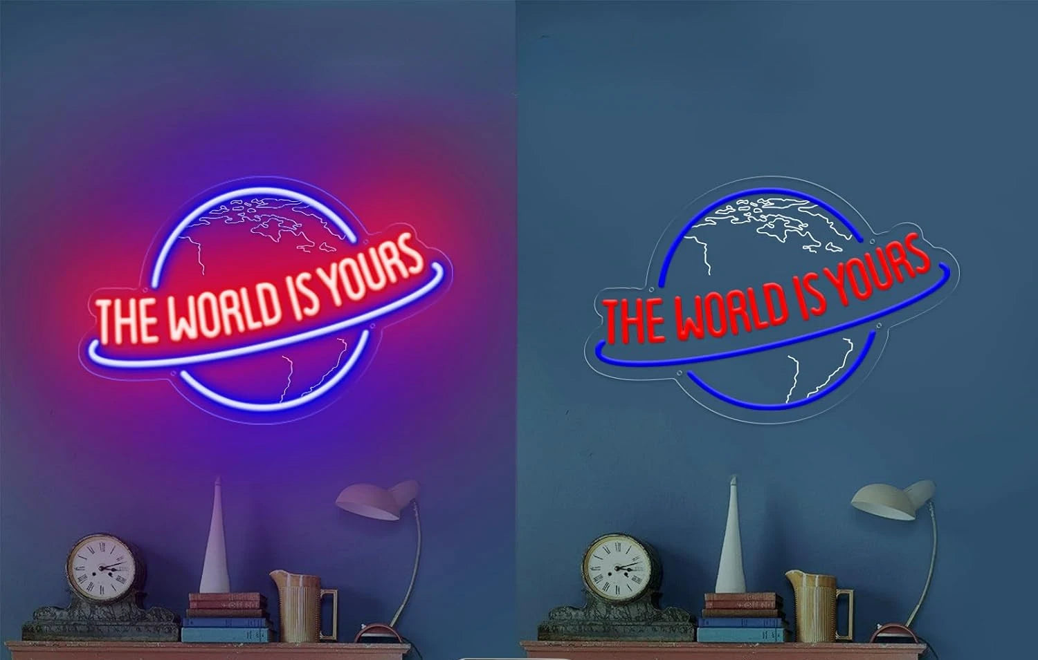 The World is Yours Neon Sign