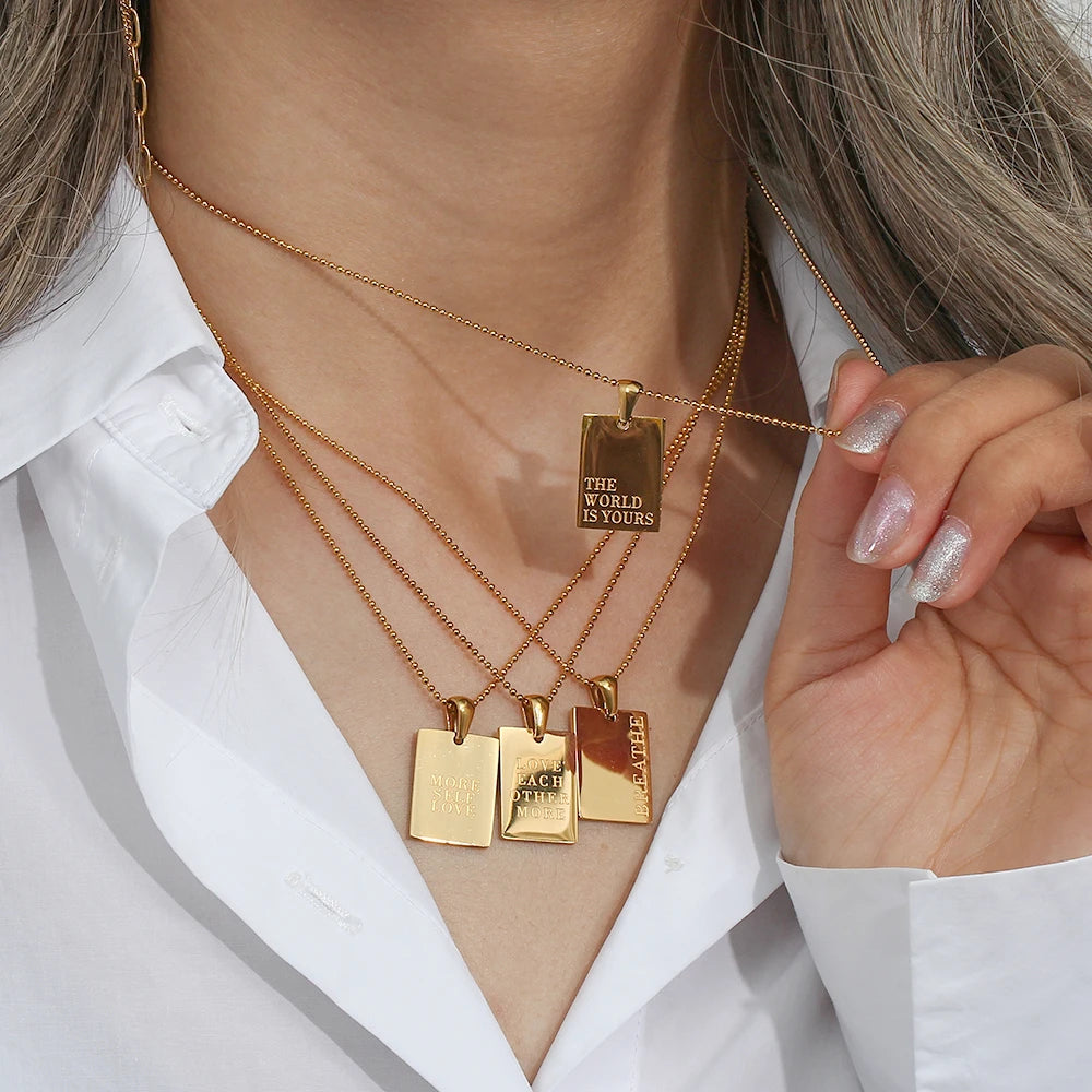 The World Is Yours Necklace
