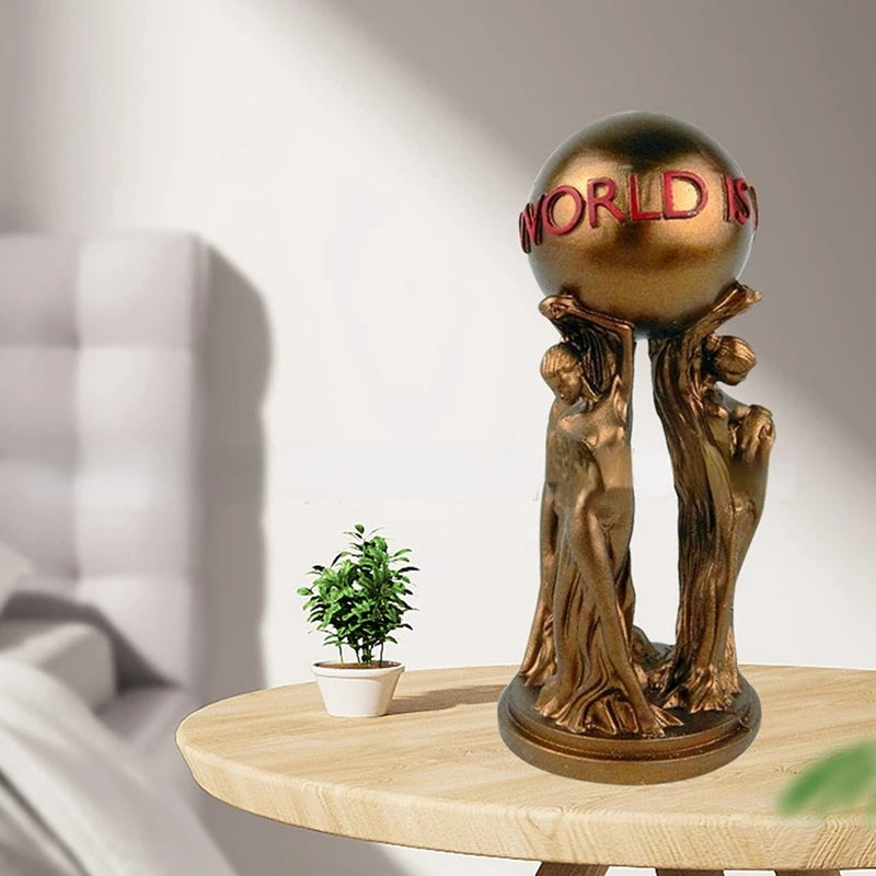 The World Is Yours Statue