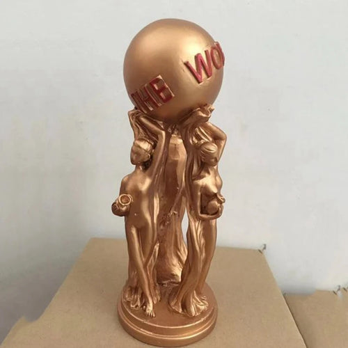 The World Is Yours Statue