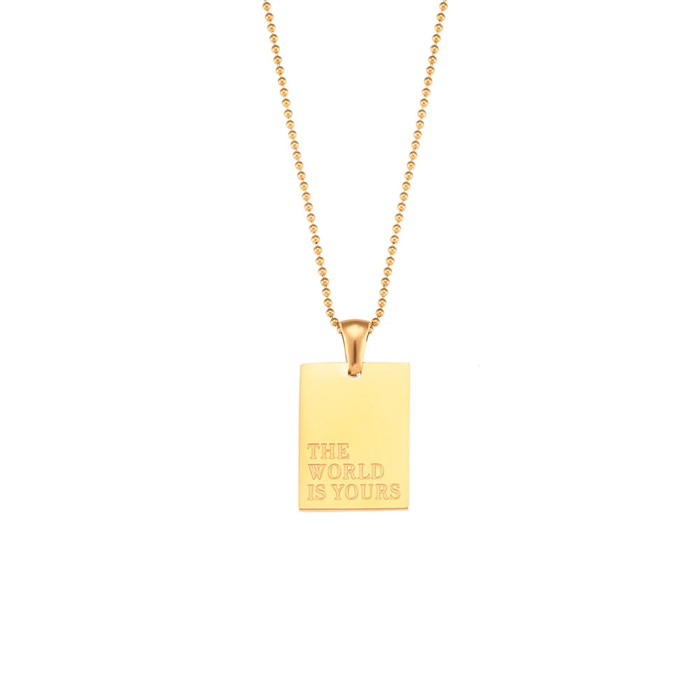 The World Is Yours Necklace