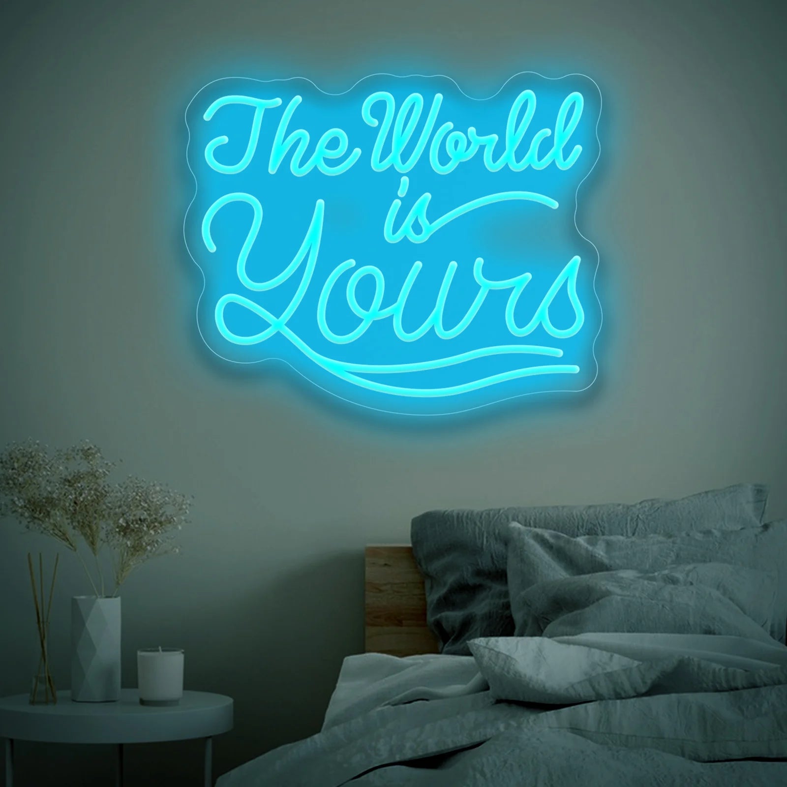 The World is Yours Neon Sign